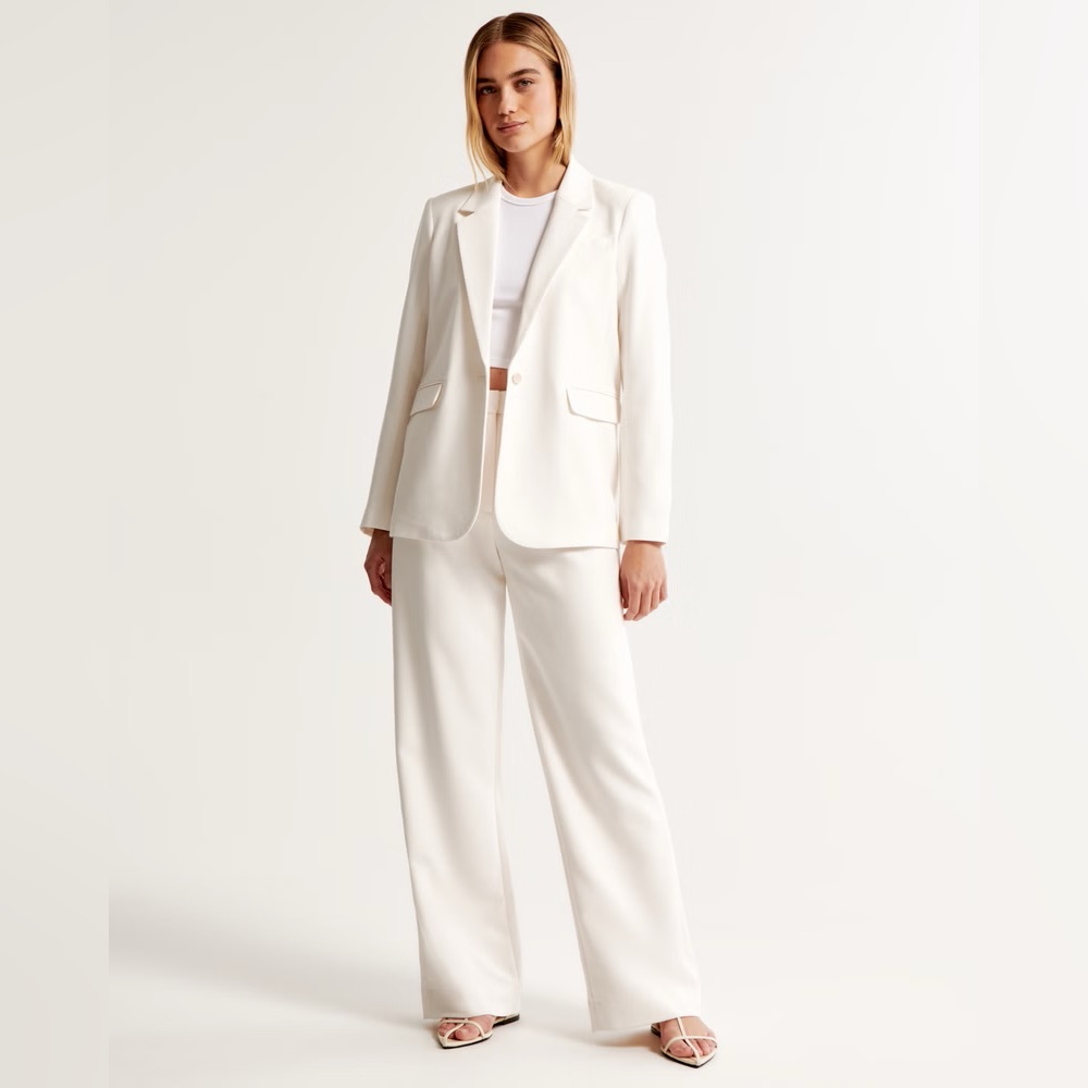 NWT Abercrombie and Fitch Sloane Tailored Wide Leg Pant - Size 29 Short -8 Short - Picture 6 of 15